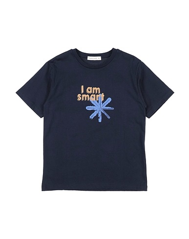 MANUEL RITZ T-shirt Midnight blue 100% Cotton