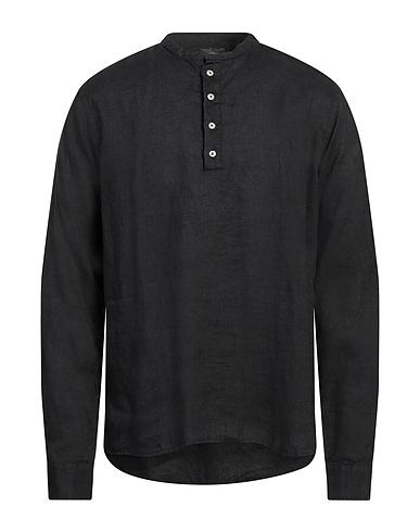 ROSSOPURO Linen shirt Black 100% Linen