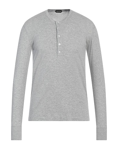 TOM FORD T-shirt Light grey 50% Cotton, 50% Modal