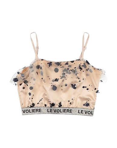LE VOLIÈRE Top Cipria 95% Cotone, 5% Elastan
