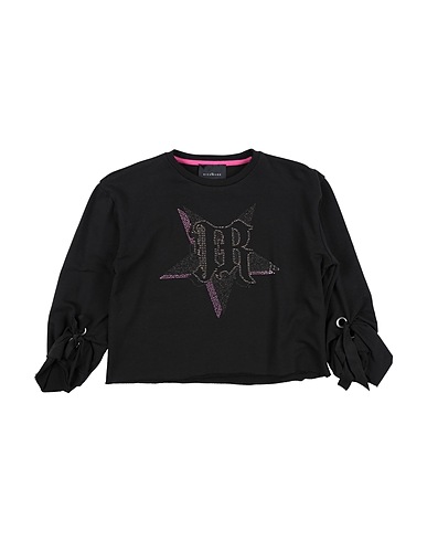 JOHN RICHMOND Sweatshirt Black 95% Cotton, 5% Elastane