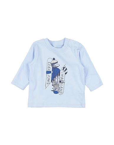 TIMBERLAND T-shirt Light blue 100% Cotton