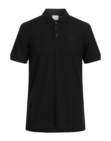 BURBERRY Polo shirt Black 100% Cotton