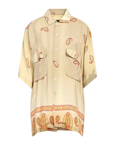 ARNOLD ZIMBERG Camicie  e bluse fantasia Beige 100% Cupro