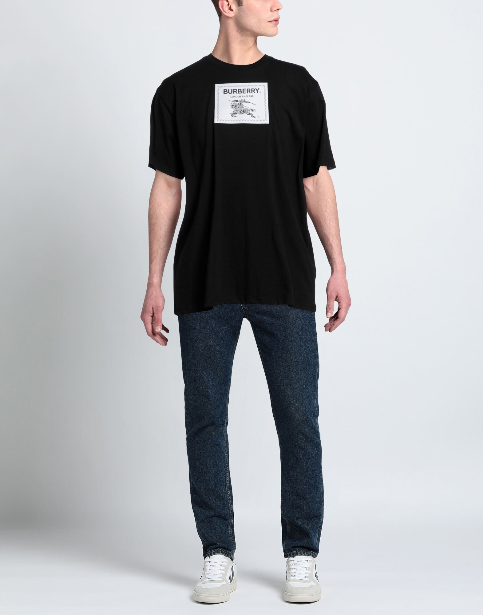 BURBERRY T-Shirts and Tops | Black Men's T-shirt | YOOX