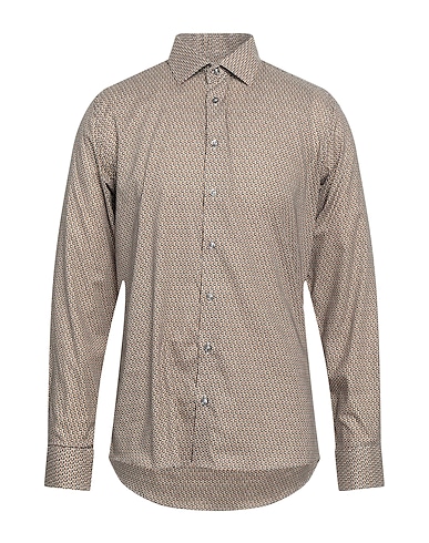 SAND COPENHAGEN Patterned shirt Beige 100% Cotton