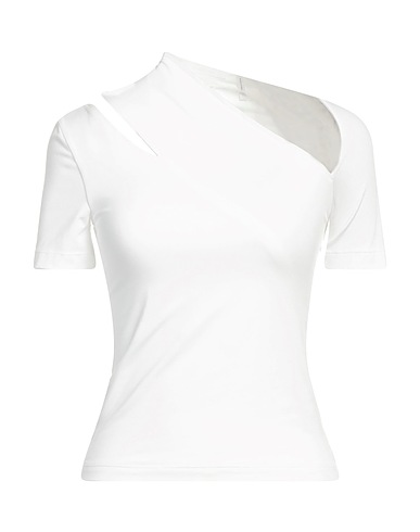 HELMUT LANG T-shirt Bianco 45% Cotone, 45% Modal, 10% Elastan