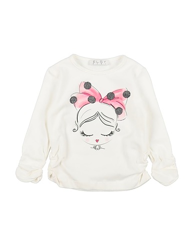 ELSY T-shirt White 95% Cotton, 5% Elastane