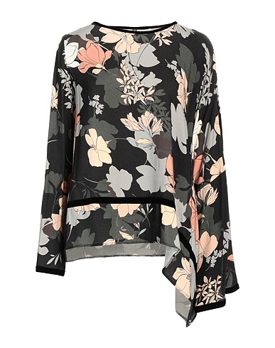 MANILA GRACE Top Charcoal 100% Viscose