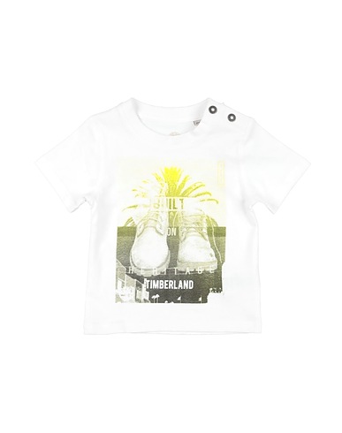TIMBERLAND Ｔシャツ ホワイト オーガニックコットン 100% / ポリウレタン