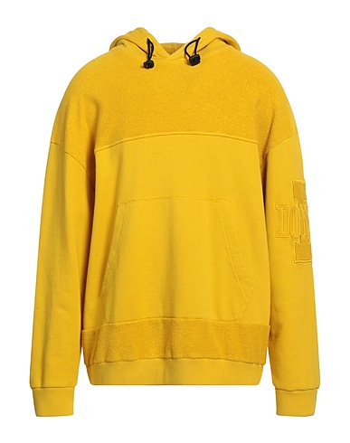DONDUP Hooded track jacket  Mustard 100% Cotton