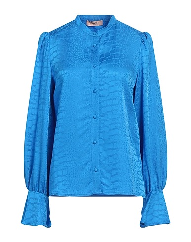 TWINSET Camicie e bluse tinta unita Turchese 53% Lyocell, 47% Viscosa