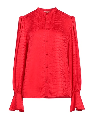 TWINSET Camicie e bluse tinta unita Rosso 53% Lyocell, 47% Viscosa