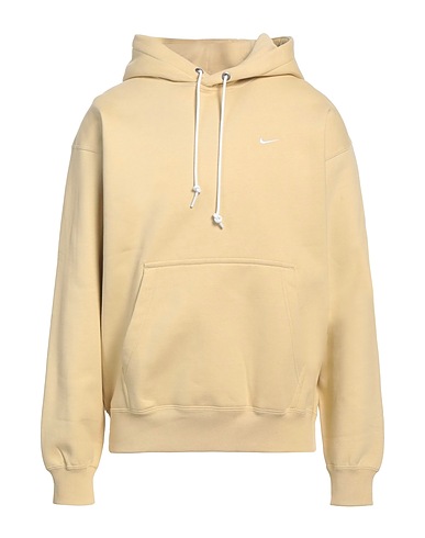 NIKE Hooded sweatshirt Pastel yellow 84% Cotton, 16% Polyester