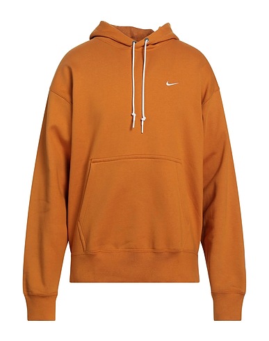 NIKE Hooded sweatshirt Camel 84% Cotton, 16% Polyester