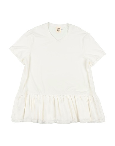 CAFFÉ D'ORZO T-shirt Ivory 92% Viscose, 8% Elastane, Rayon