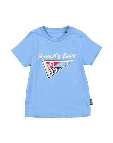 HARMONT & BLAINE T-shirt Light blue 100% Cotton