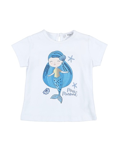 Y-CLÙ T-shirt White 94% Cotton, 6% Elastic fibres