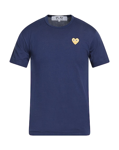 COMME des GARÇONS PLAY T-shirt Navy blue 100% Cotton