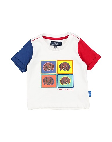 HARMONT & BLAINE T-Shirt Weiß 100% Baumwolle