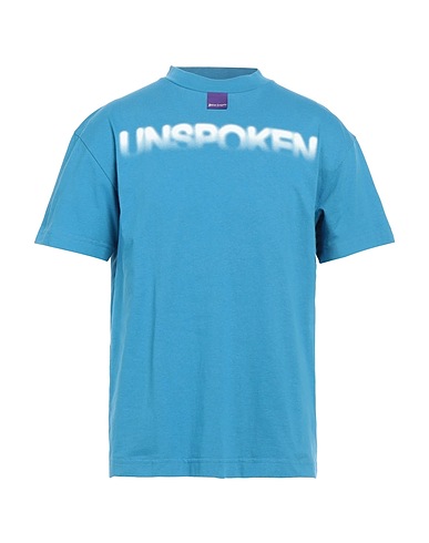 PALM ANGELS T-shirt Azure 100% Cotton, Polyester