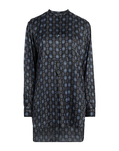 ASPESI Patterned shirts & blouses Black 100% Viscose