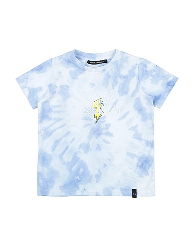 DANIELE ALESSANDRINI T-shirt Light blue 95% Cotton, 5% Elastane