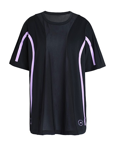 ADIDAS by STELLA McCARTNEY T-shirt aSMC TPA L TEE Black 92% Recycled polyester, 8% Elastane