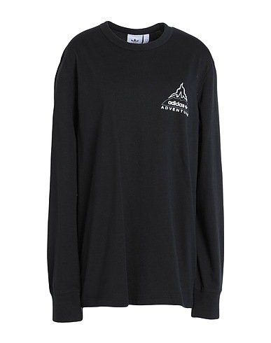ADIDAS ORIGINALS T-shirt ADV VOLCANO LS
 Black 100% Cotton