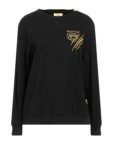 PLEIN SPORT Sweatshirt Schwarz 95% Baumwolle, 5% Elastan