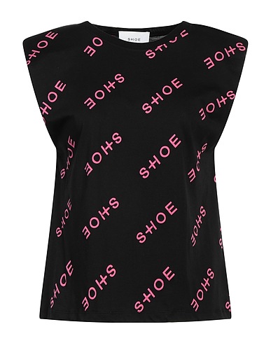 SHOE T-shirt Noir 100% Coton