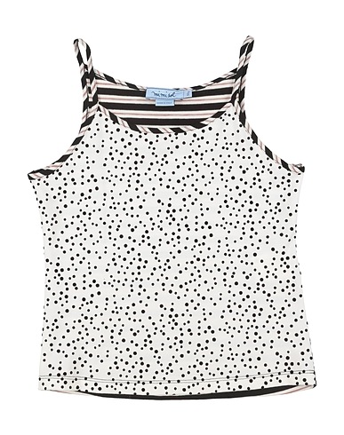 MIMISOL Top White 100% Cotton, Polyester, Elastane