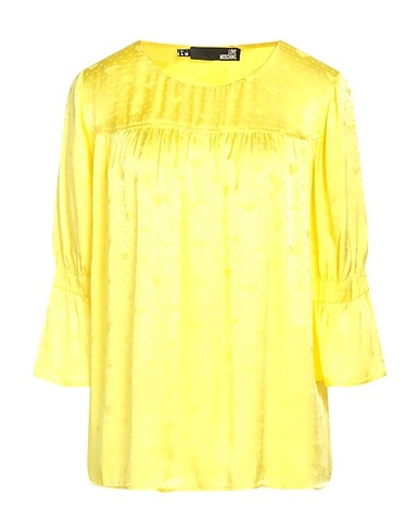 LOVE MOSCHINO Top Yellow 100% Viscose