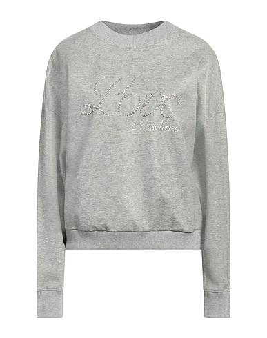 LOVE MOSCHINO Sweatshirt Grey 92% Cotton, 8% Elastane