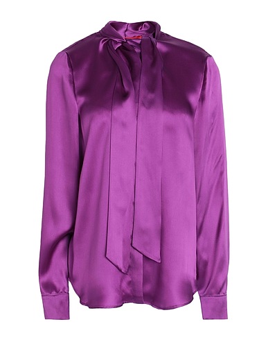 MAX&Co. Shirts & blouses with bow Mauve 100% Silk