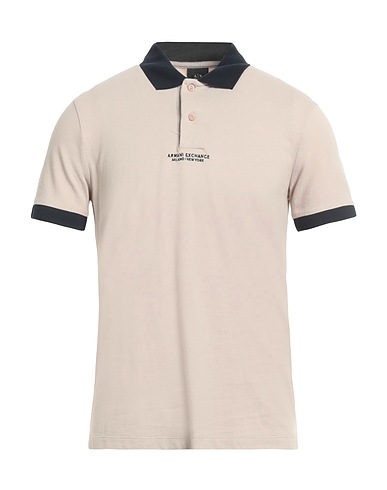 ARMANI EXCHANGE ポロシャツ ベージュ コットン 100%