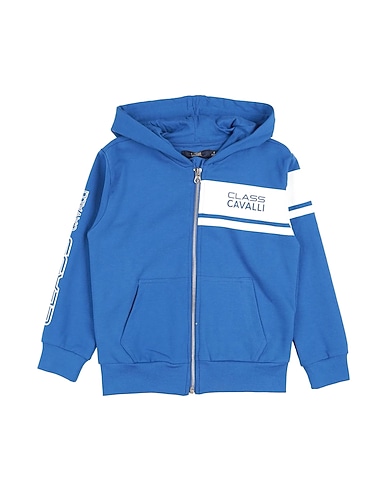 CAVALLI CLASS Hoodie Königsblau 95% Baumwolle, 5% Elastan
