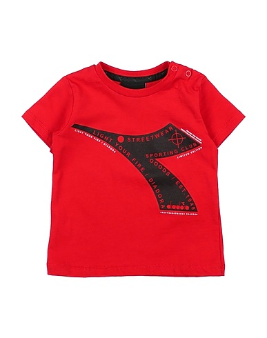DIADORA T-shirt Red 100% Cotton