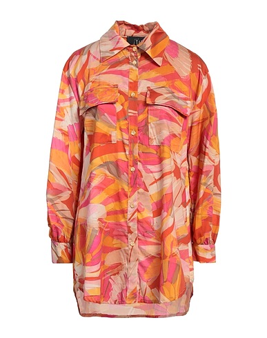 W  DABLIU Patterned shirts & blouses Rust 100% Cotton