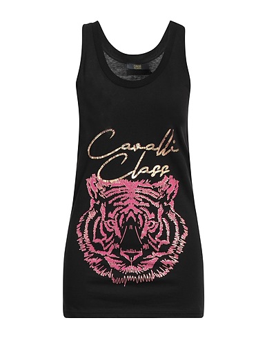 CAVALLI CLASS Vest Black 100% Cotton