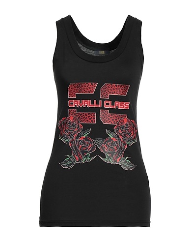 CAVALLI CLASS Top Black 100% Cotton