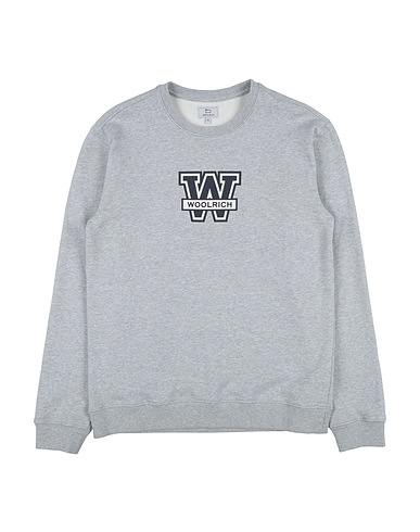 WOOLRICH Sweatshirt Light grey 100% Cotton