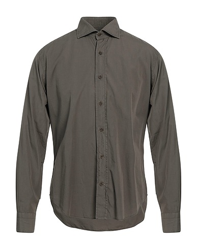 GIANNETTO PORTOFINO Checked shirt Lead 100% Cotton