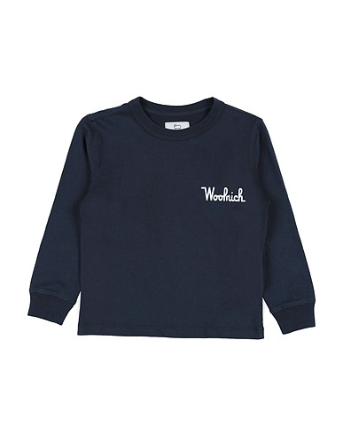 WOOLRICH T-shirt Midnight blue 100% Cotton