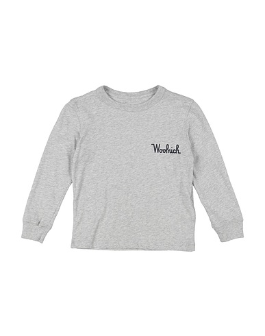 WOOLRICH T-shirt Grigio chiaro 100% Cotone