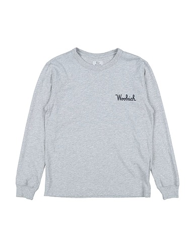 WOOLRICH T-shirt Light grey 100% Cotton