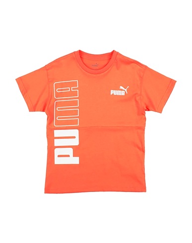 PUMA T-Shirt PUMA POWER Colorblock Tee B
 Orange 100% Baumwolle, Polyester