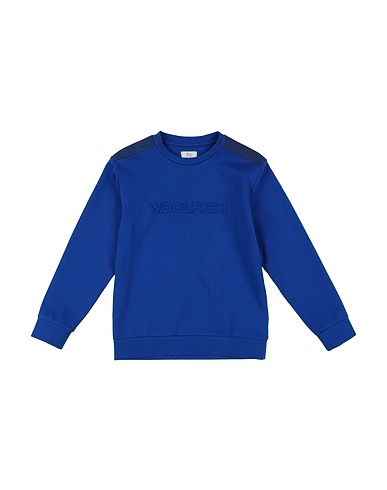 WOOLRICH Sweatshirt Bright blue 80% Cotton, 15% Polyester, 5% Elastane