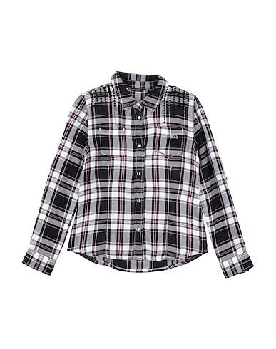 GUESS Patterned shirts & blouses Black 100% Viscose