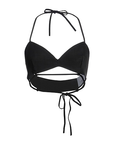 ERIKA CAVALLINI Top Black 100% Viscose, Polyester